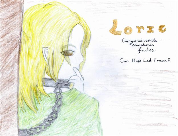 Loric, by Maya, age 12: "Patience has limits, collars have to come off."
