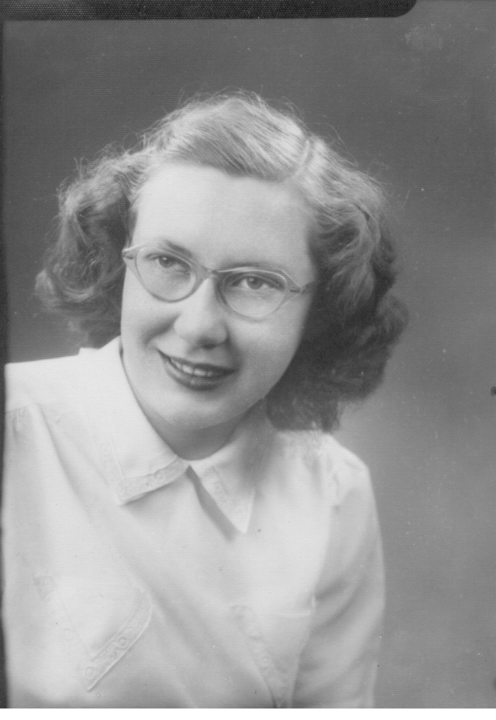 Mary Anne Durbin as a senior in high school